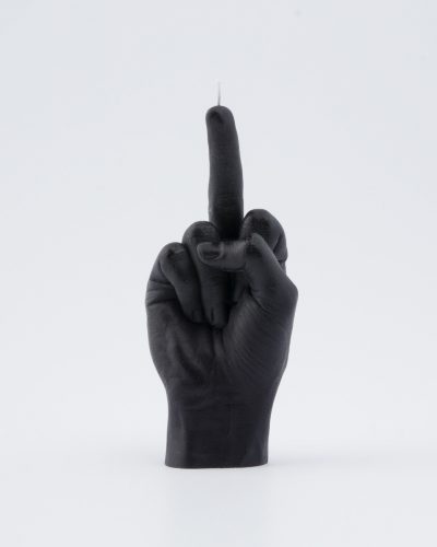 Candle Hand F*ck you : Farbe - Weiß